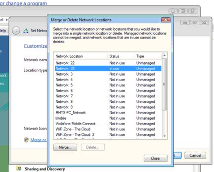 Windows Vista Wireless Local Access Only Unidentified Network